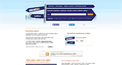 Desktop Screenshot of encontraleblon.com.br
