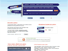 Tablet Screenshot of encontraleblon.com.br